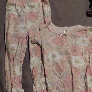 Milkberry bamboo flower pj 2 piece